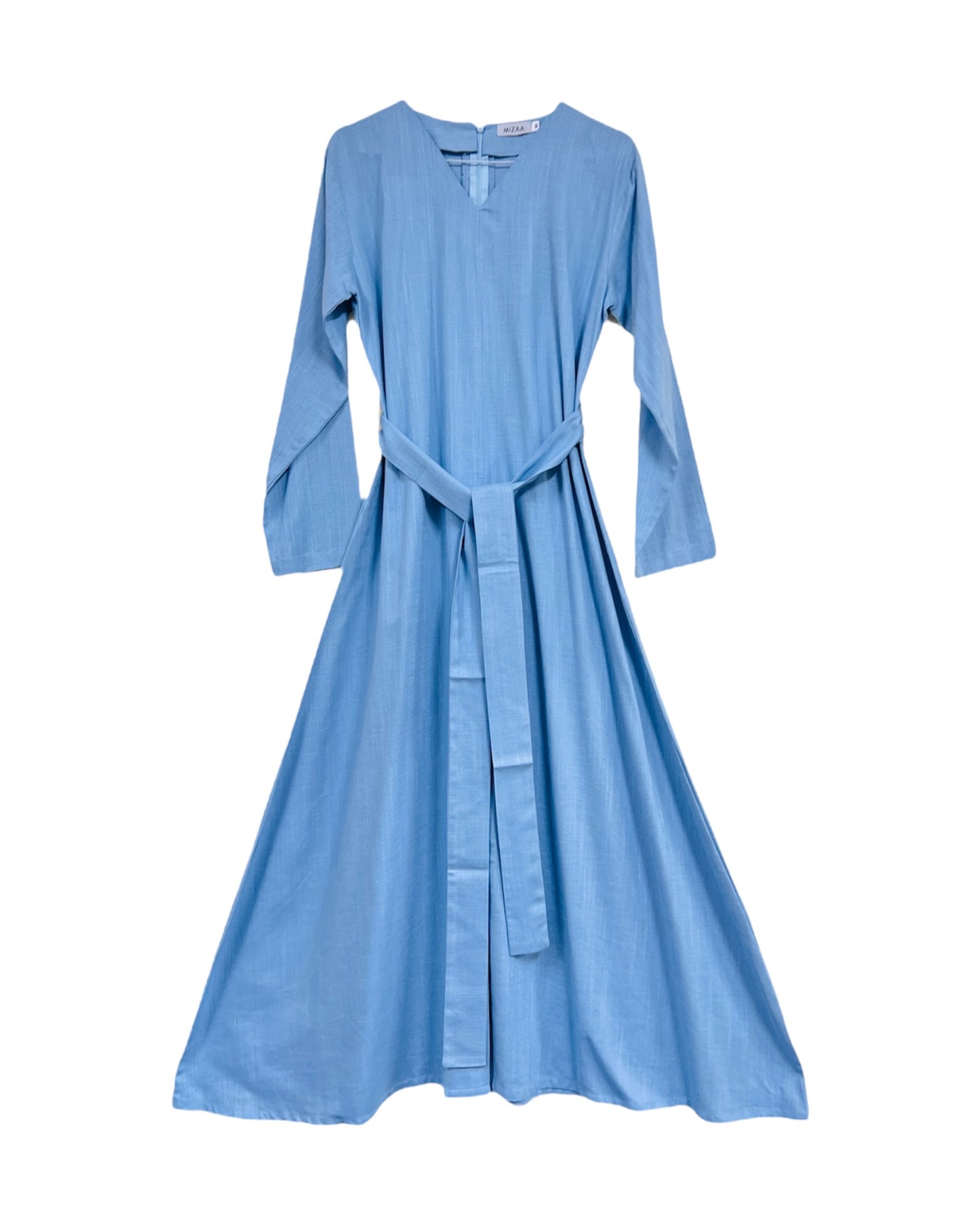 Mizaa Classic Linen Maxi Dress