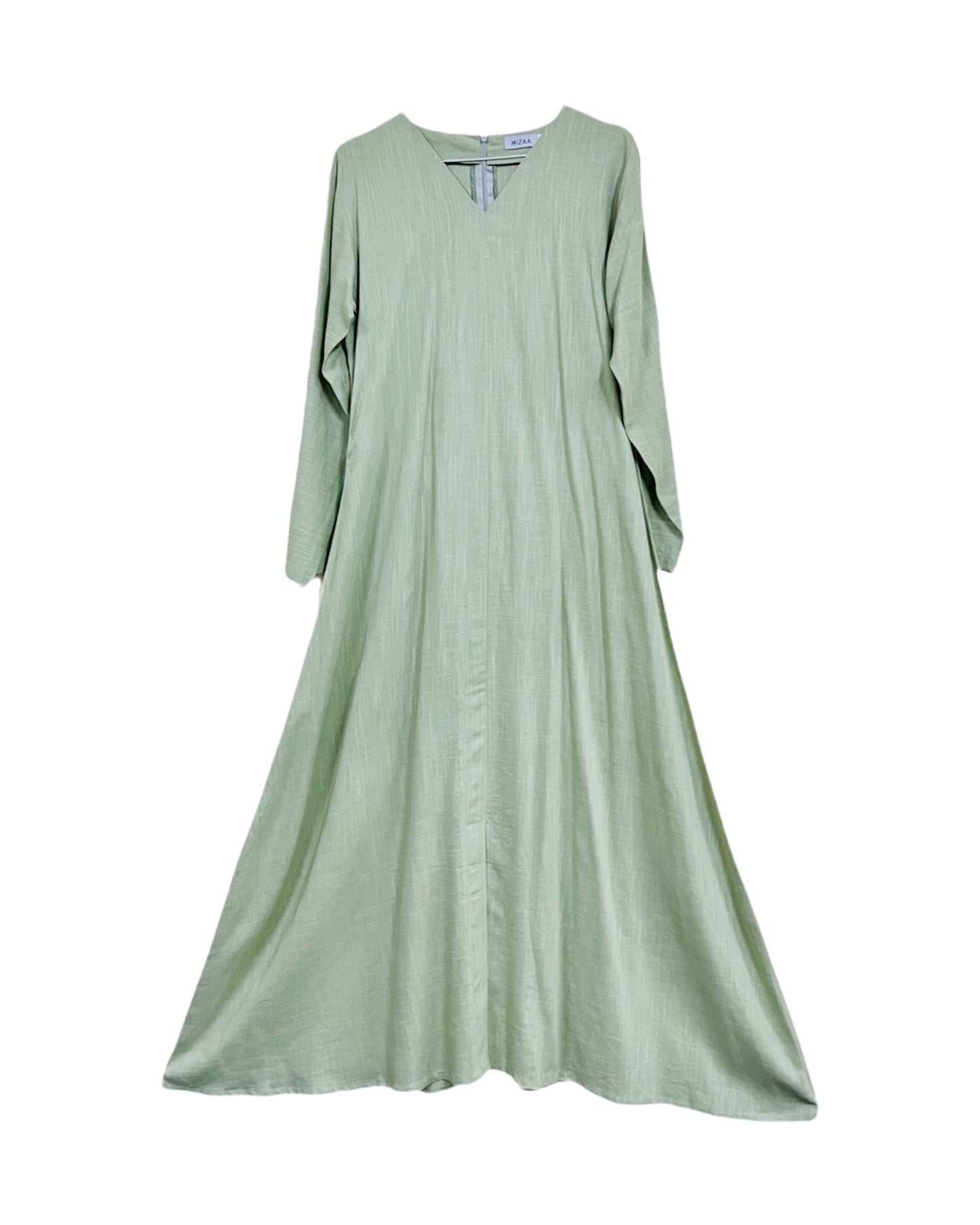 Mizaa Classic Linen Maxi Dress