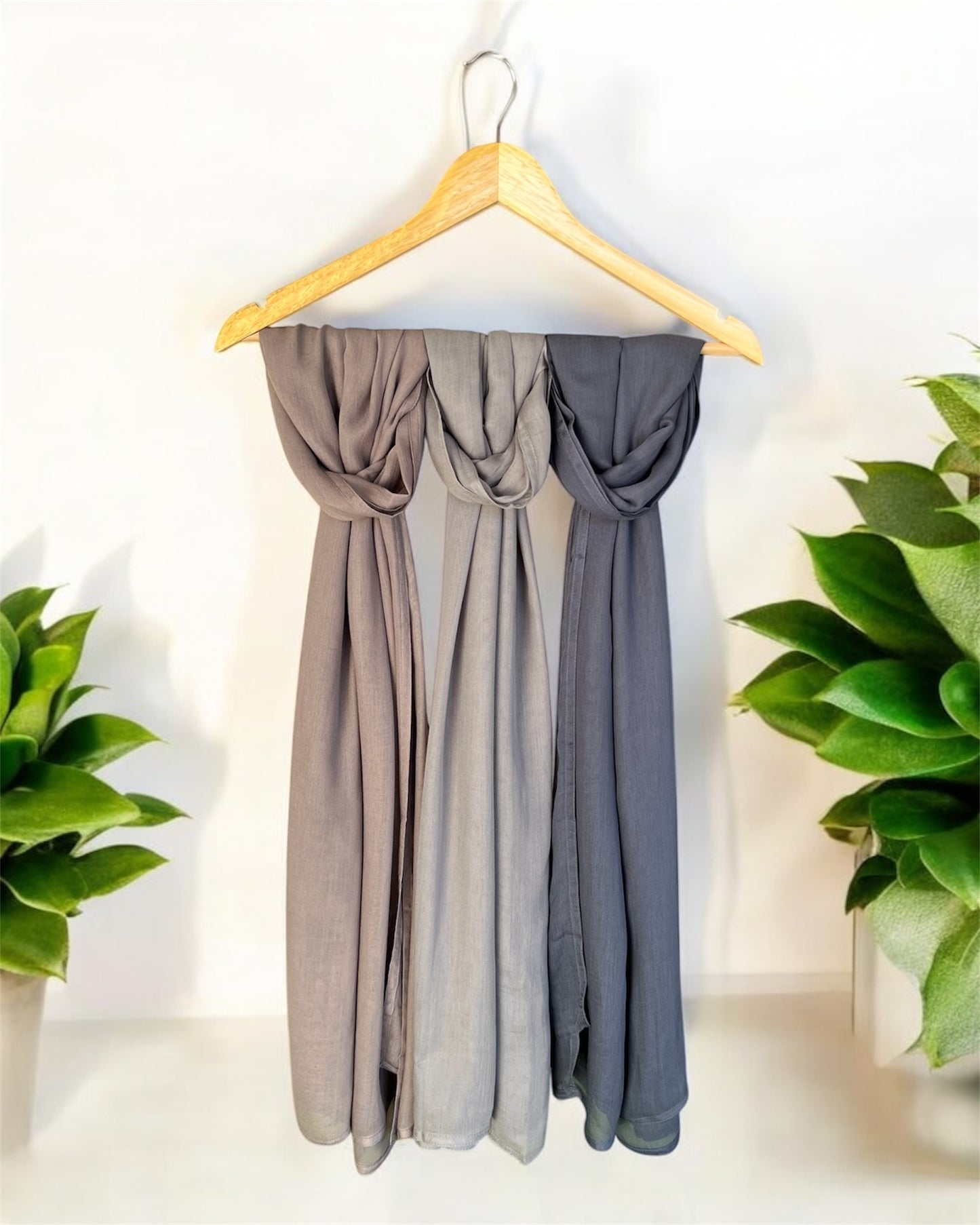 Grey Splendor - Premium Modal Hijab Set