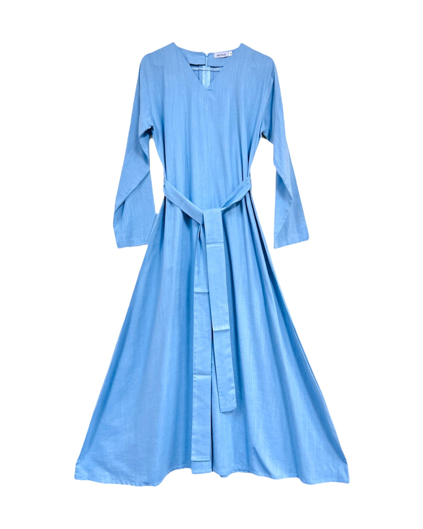 Mizaa Classic Linen Maxi Dress