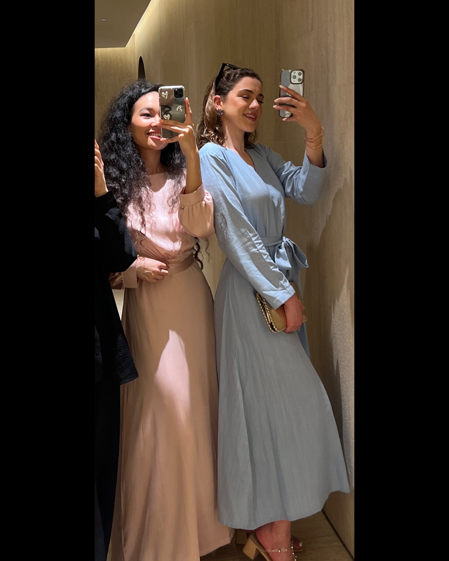 Mizaa Classic Linen Maxi Dress