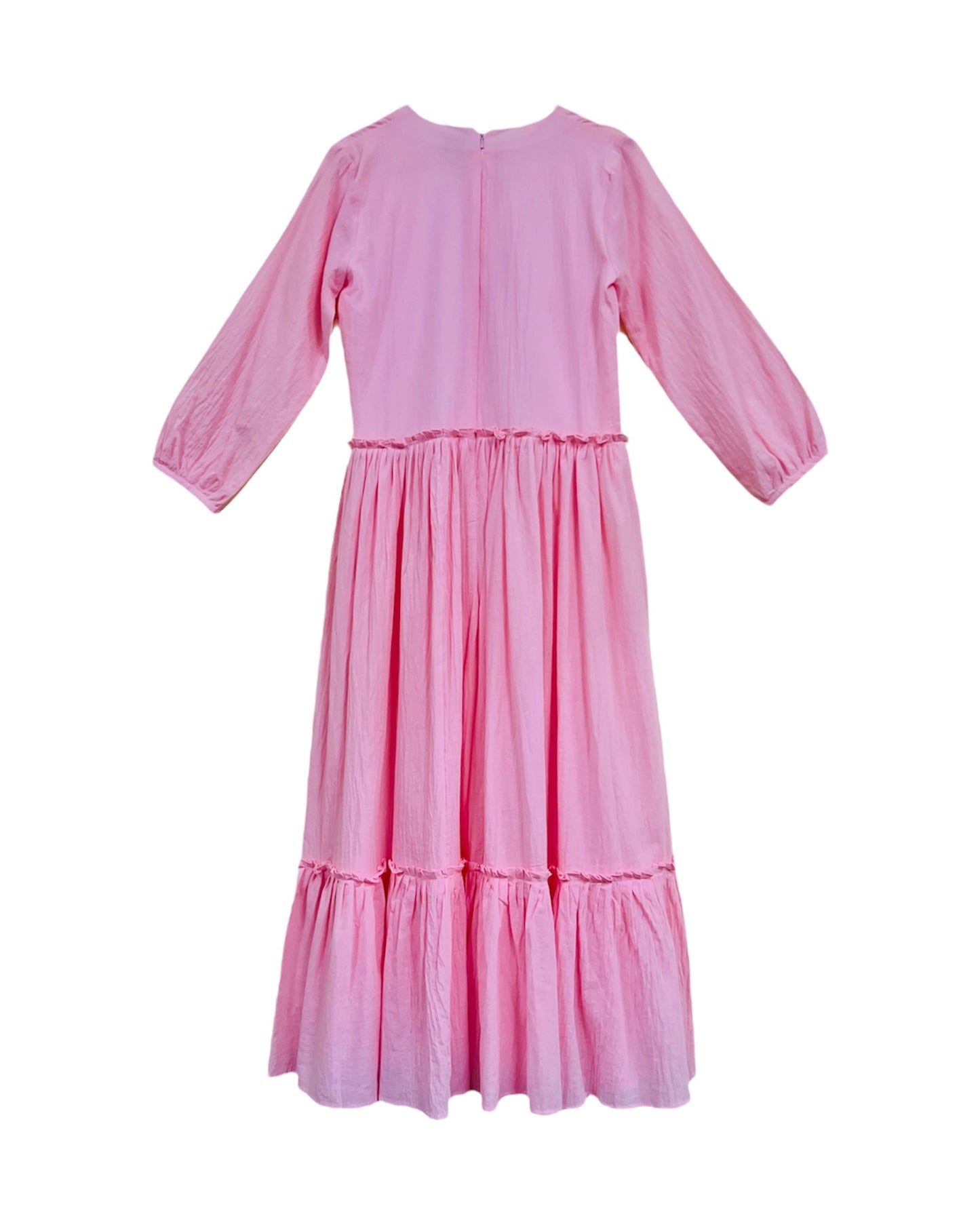 Mizaa Sweetpea Pink Cotton Dress