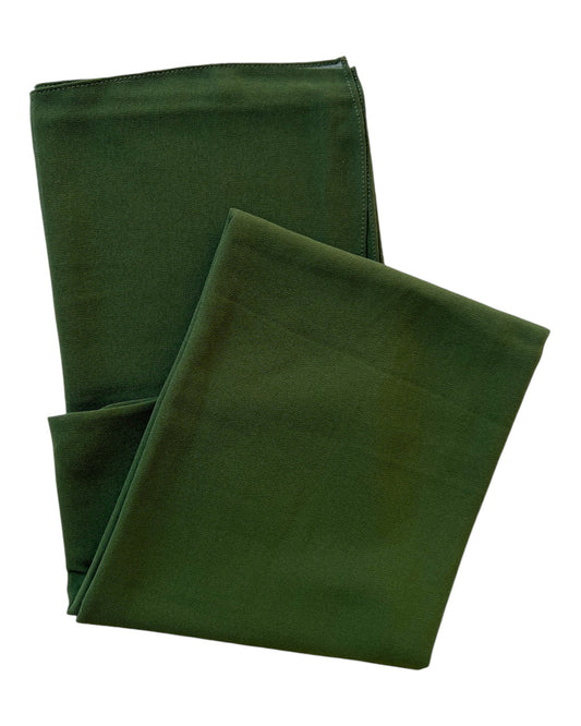 Dark Green - Chiffon Hijab Set