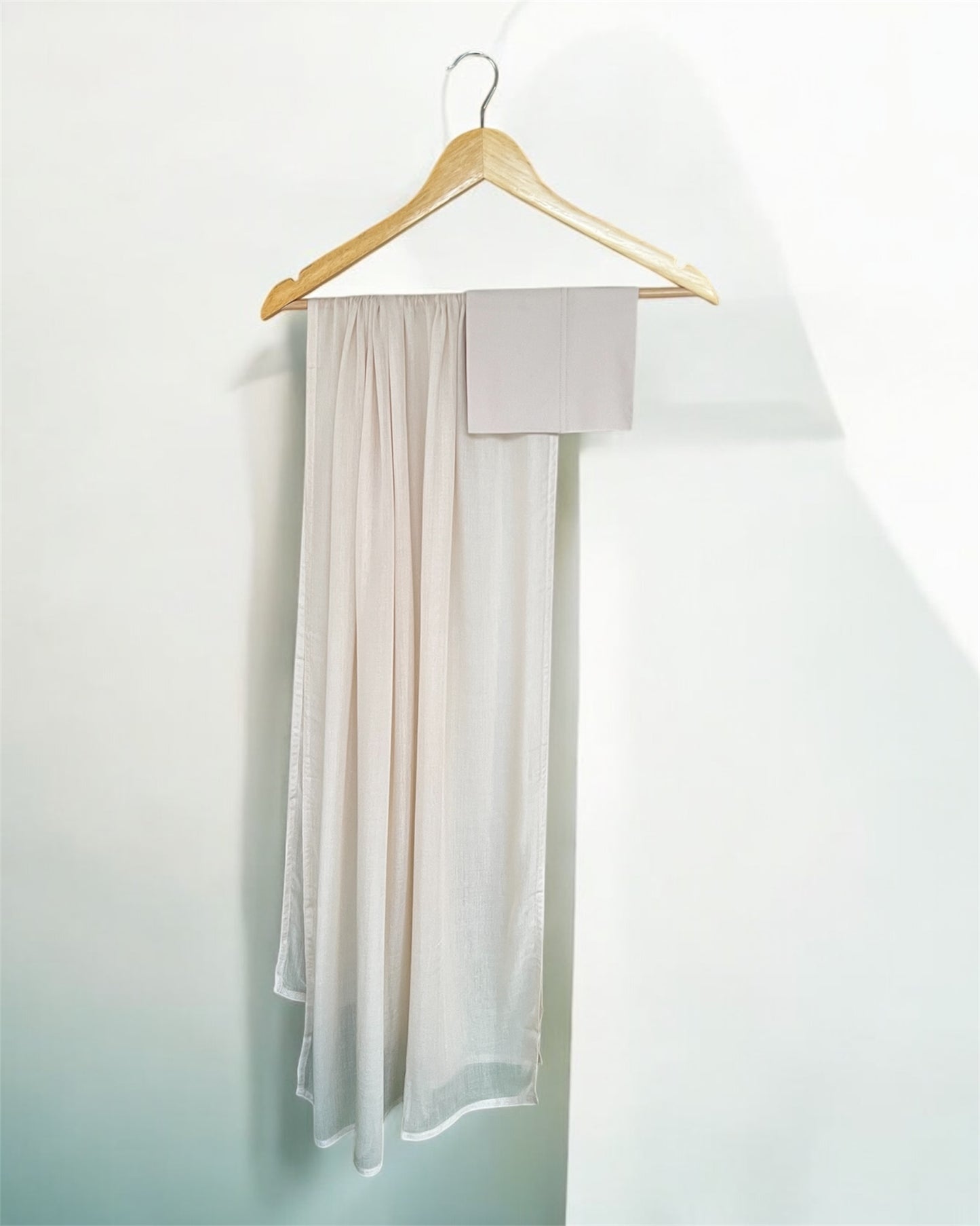 Off White - Premium Modal Hijab Set