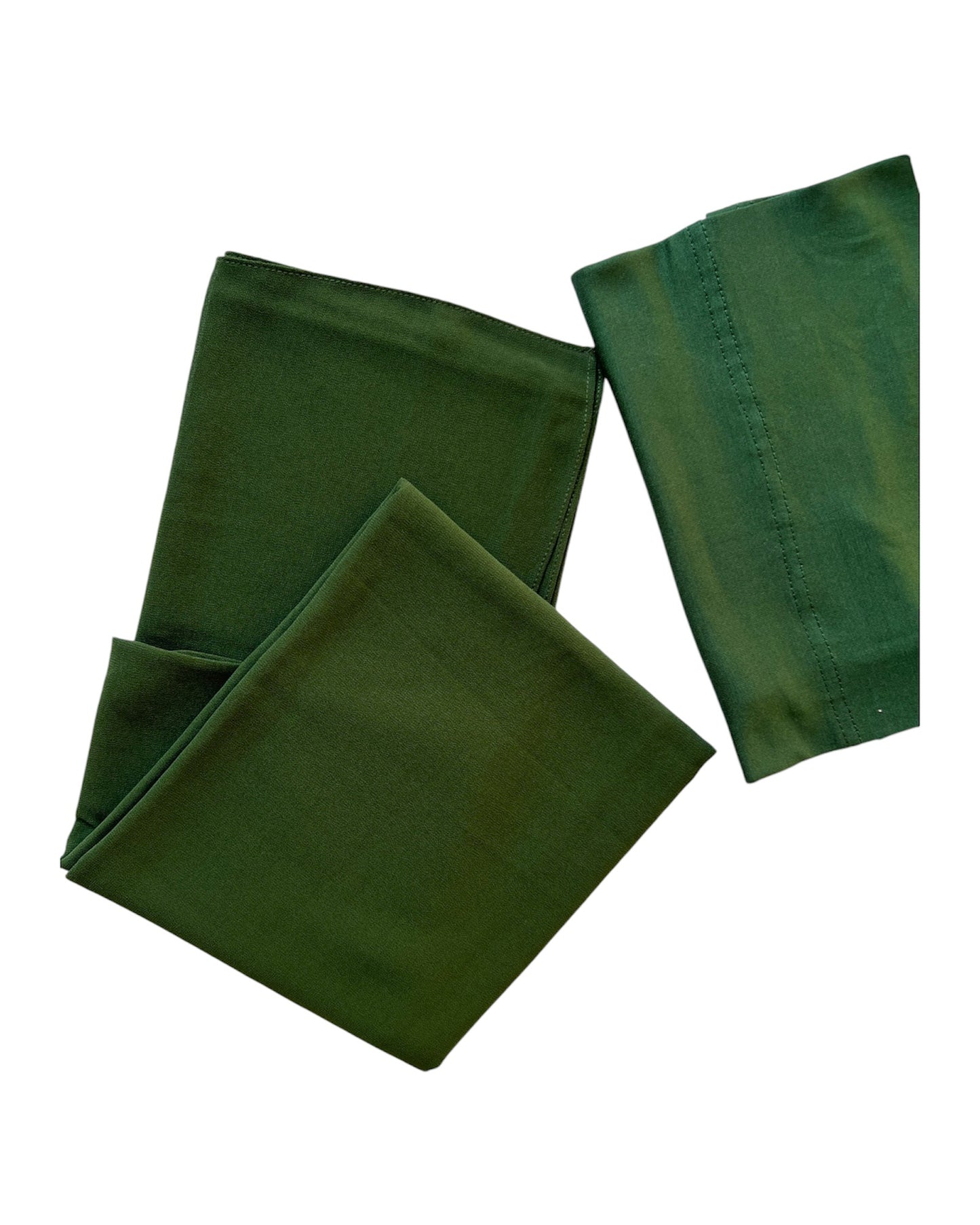 Dark Green - Chiffon Hijab Set