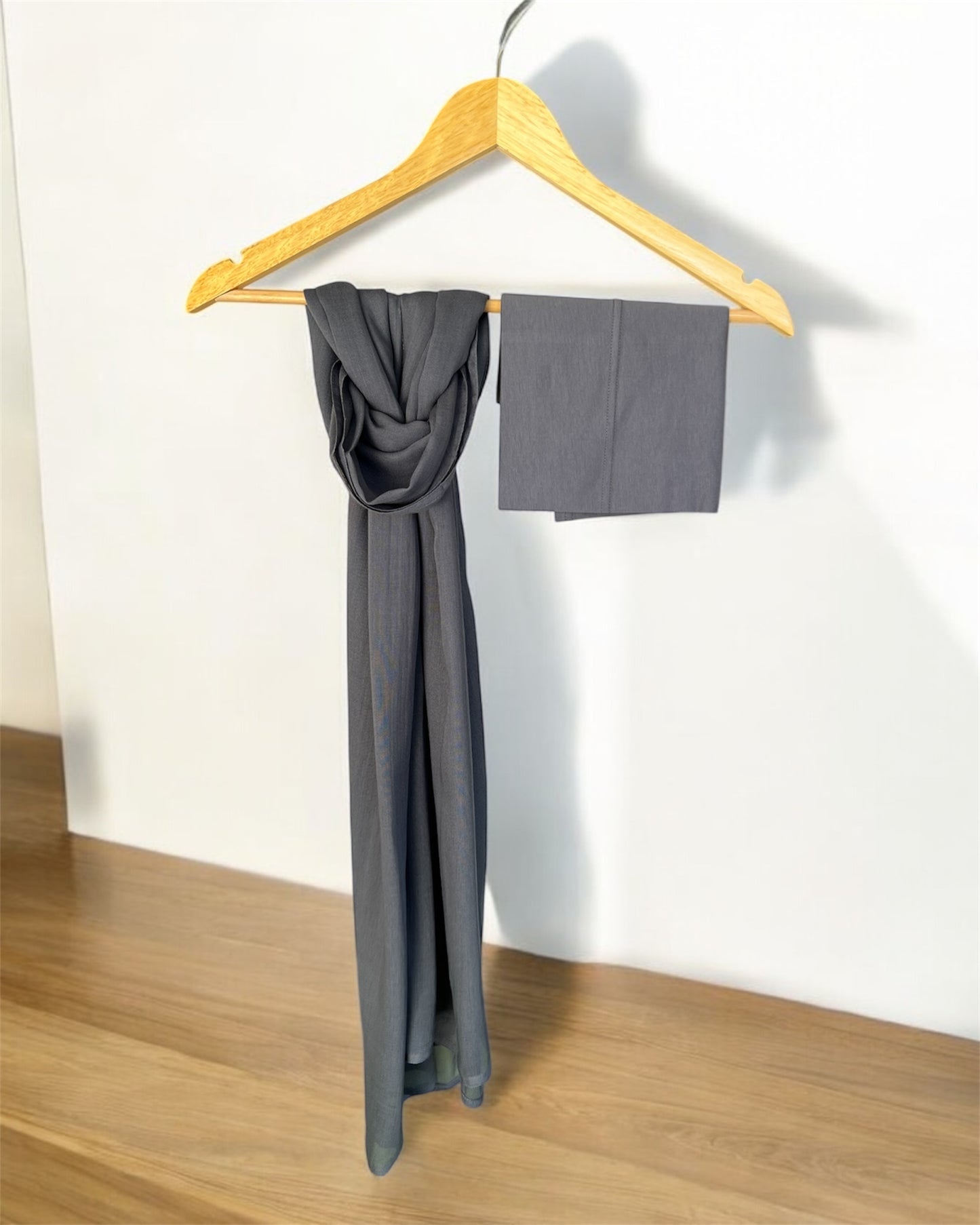 Grey Splendor - Premium Modal Hijab Set