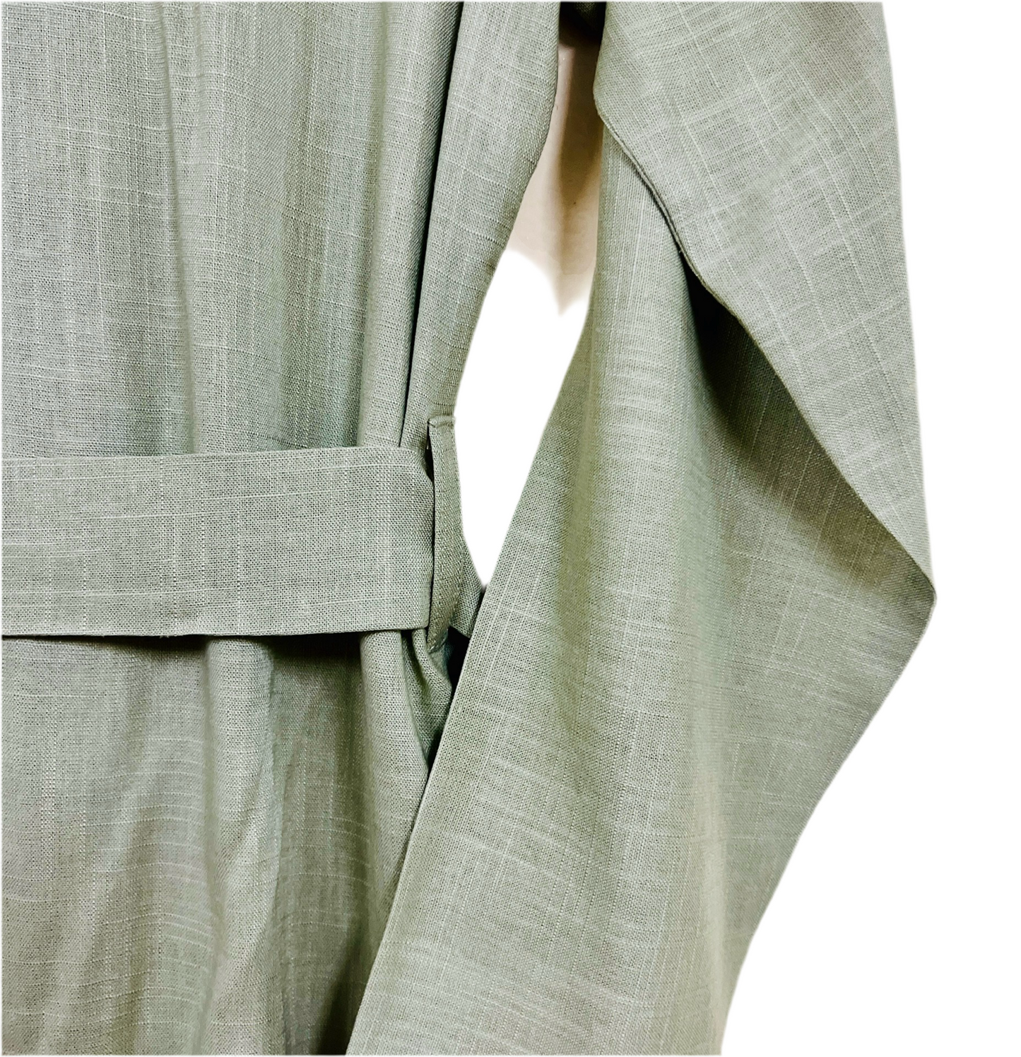 Mizaa Classic Linen Maxi Dress