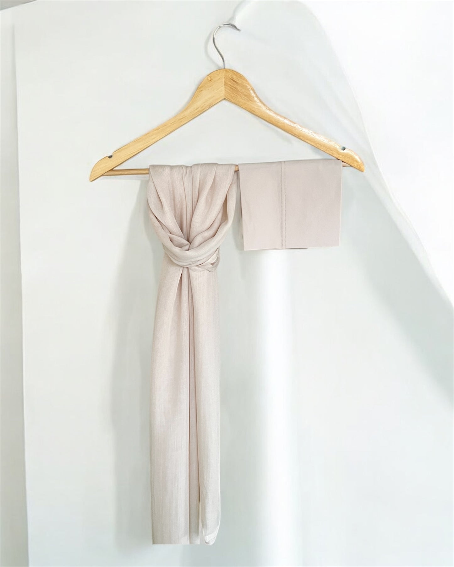 Off White - Premium Modal Hijab Set